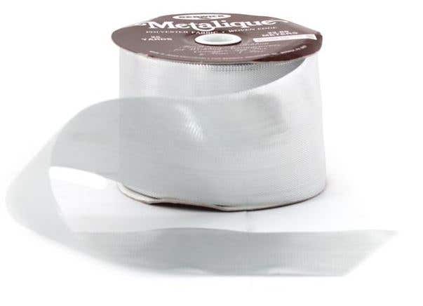 #9 Silver Wired Edge Ribbon, 25-Yards – Kennicott